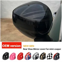 New Union Jack Stickers Rearview Mirror Covers For Mini Cooper MINI Cooper S 2020 2021 2022 Countryman F60 F54 F55 F56 F57