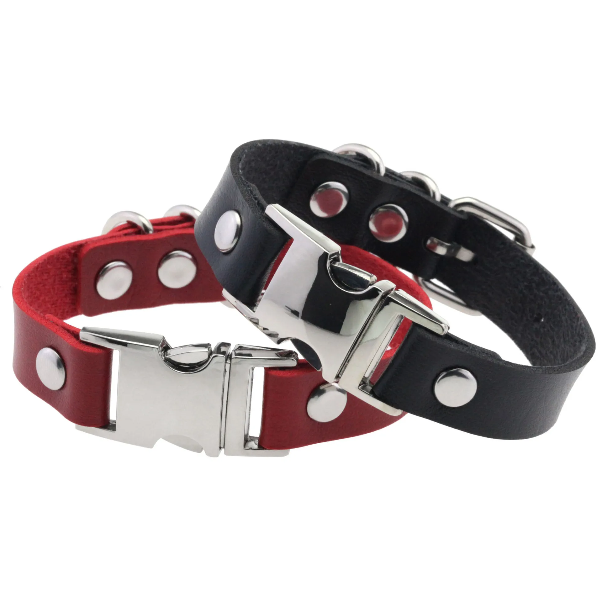 فاسق العين-الصلة مشبك رصع بولي Leather الأساور الجلدية مسنبل الأصفاد الأسود معصمه الرجال النساء القوطي مجوهرات القوطية ايمو اكسسوارات #4