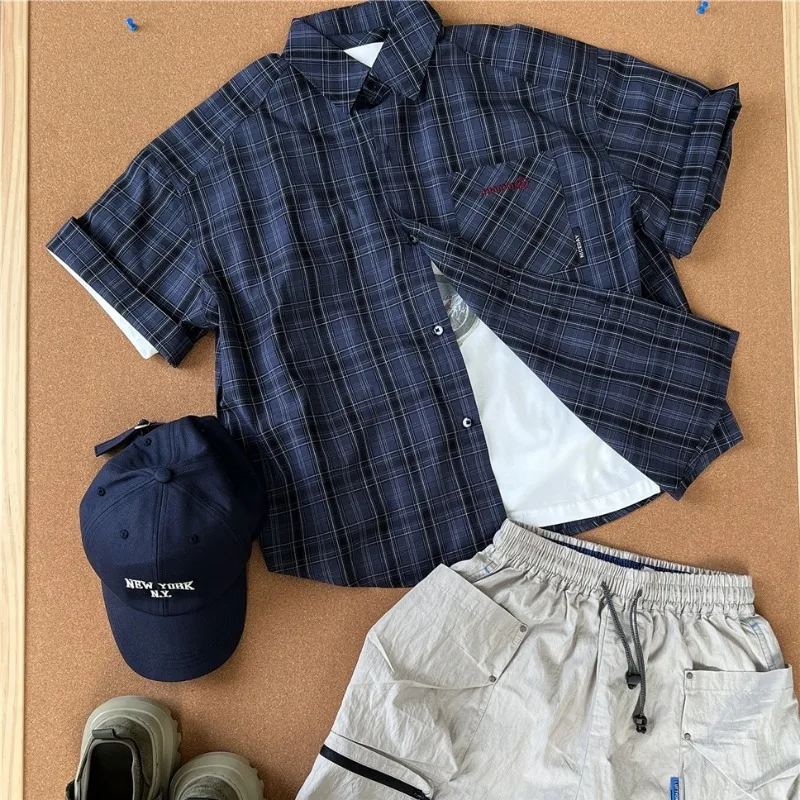 

2026 Summer Kids Short Sleeve Shirt Boys Cool Feel Shirt Girls Loose Top Stylish Fashionable Stylish Summer