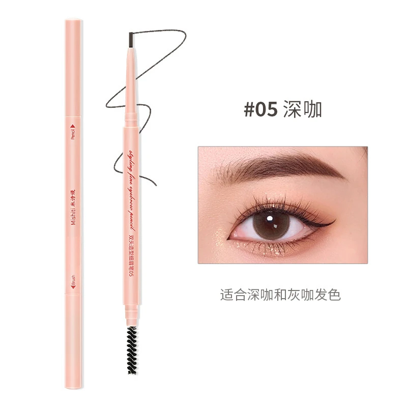 Korean Makeup Menow Eyebrow Pencil Eyebrow Marker Waterproof Eyebrow Tattoo for Eyebrows Enhancer Dye Tint Pen Long Lasting