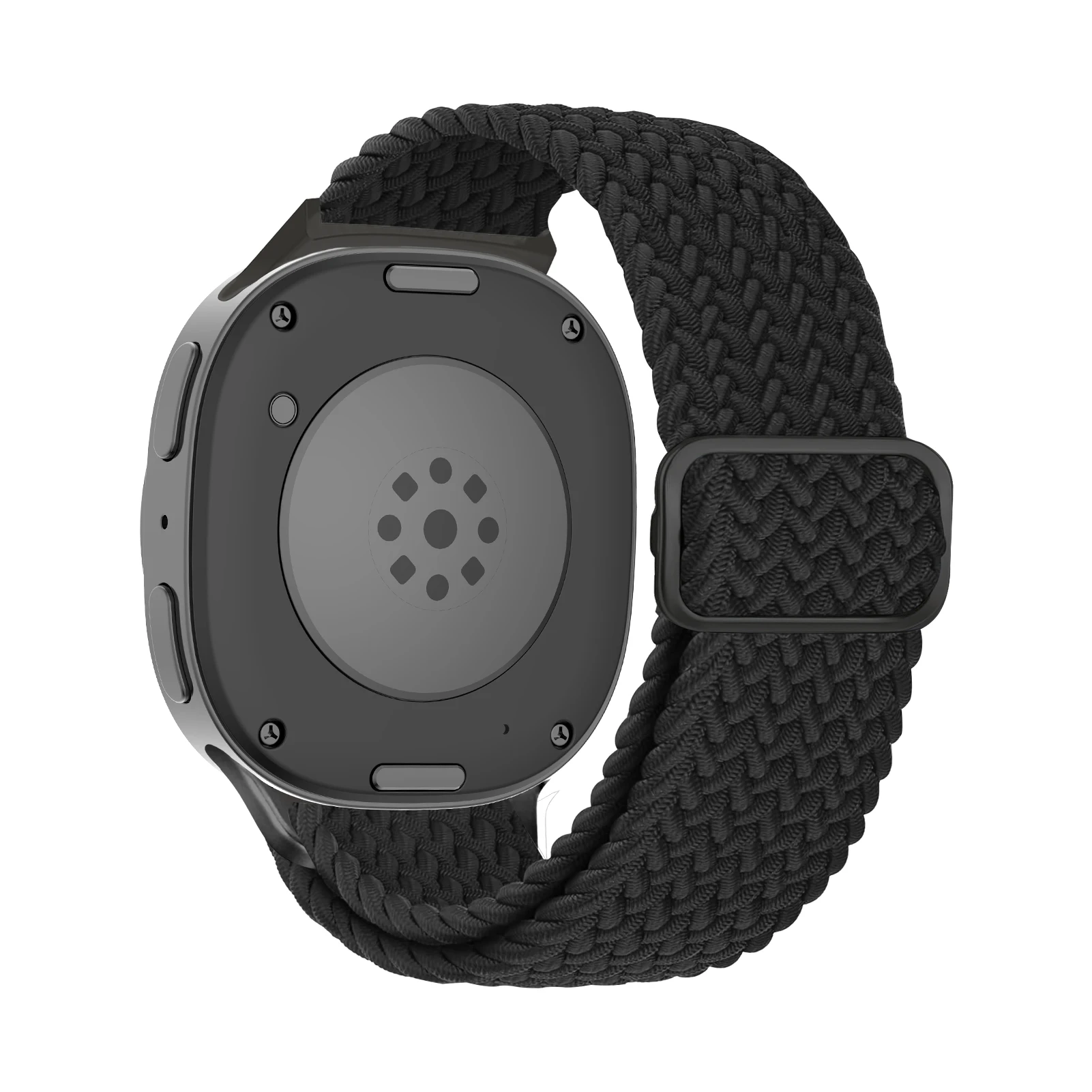 حزام حلقة منفرد مضفر لساعة سامسونج جالاكسي 8/8 حزام كلاسيكي قابل للتعديل حزام نايلون سوار كوريا جالاكسي ساعة 8 44 مللي متر 40 مللي متر