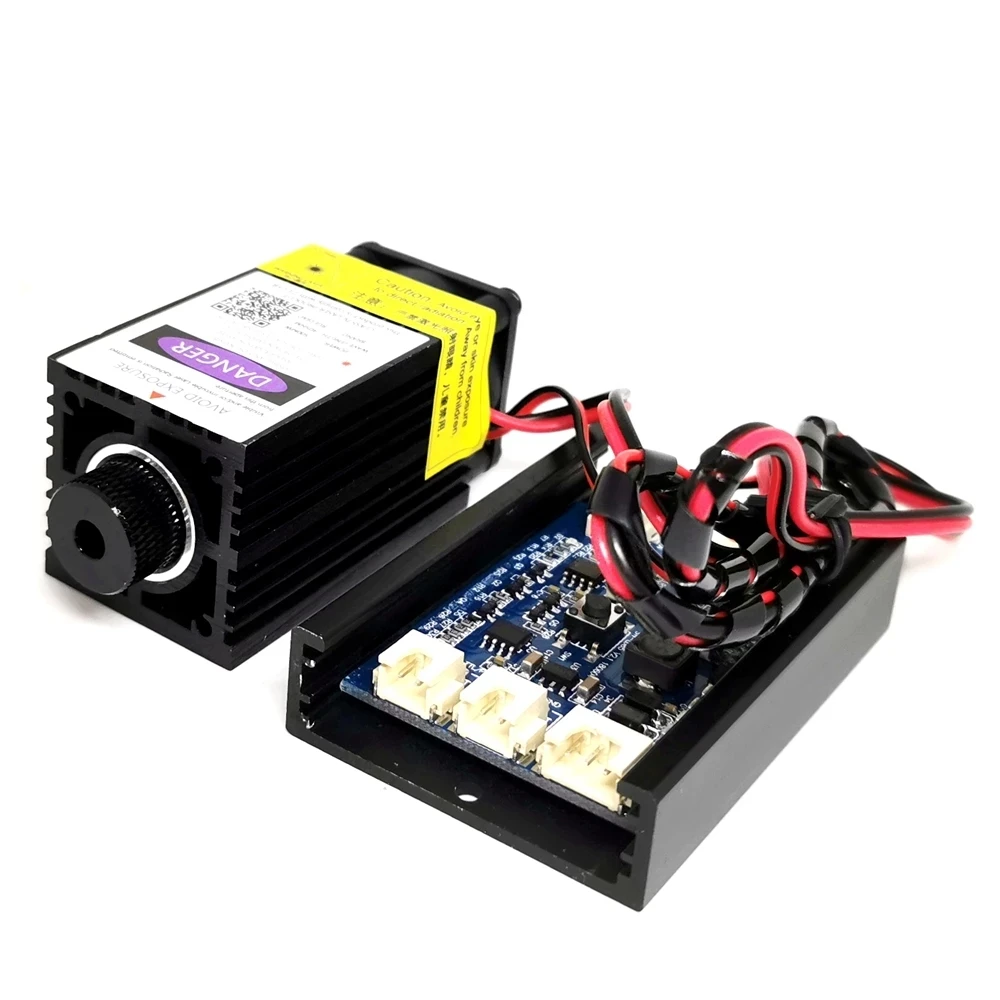 Focusable 405nm 500mw Blue-violet Laser Dot Module For Engraving and Cutting With TTL/PWM Driver