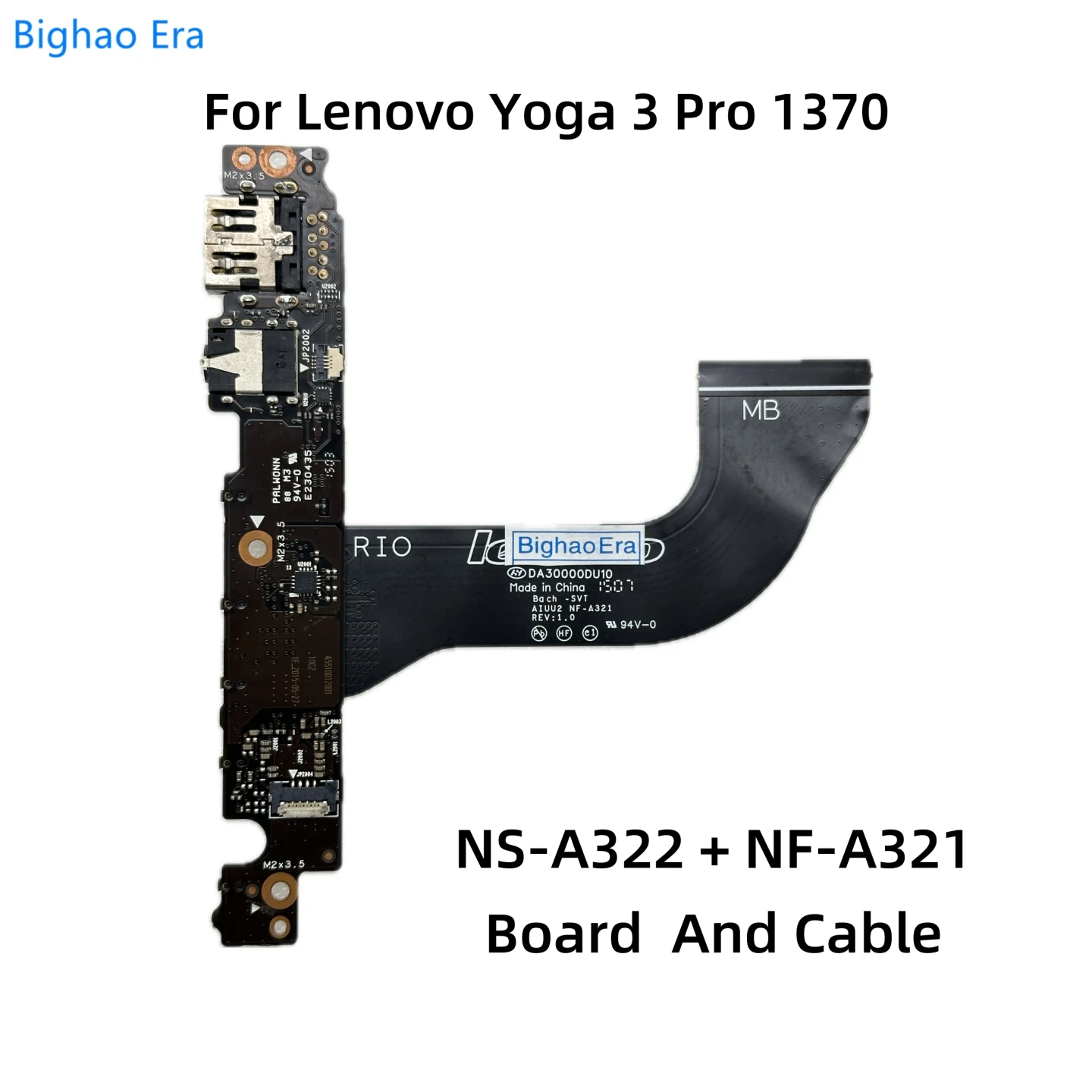 AIUU2 NS-A321 NS-A322 NF-A321 For Lenovo Yoga 3 Pro 1370 Laptop Power Button Board Board Switch Card Reader M2 SSD IO USB Board