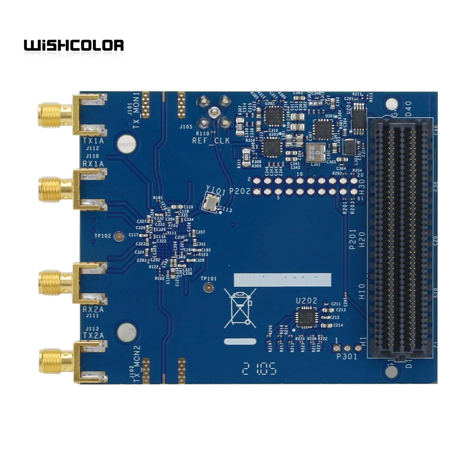 Wishcolor AD9361 RF Daughter Board Module AD-FMCOMMS3-EBZ Official Software Radio SDR Support OPENWIFI