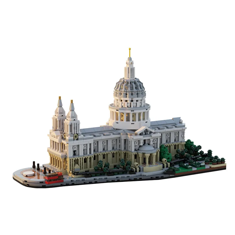 

Famous City St Paul Cathedral Architecture Building Blocks Classic Castle Moc Bricks Educational Gifts Toys For Kids Easter