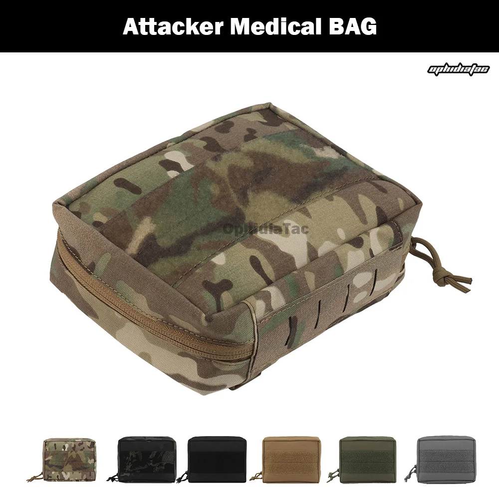 

OphidianTac Attacker Medical Molle Bag First Aid Kits Outdoor Hunting Emergency Tool Medical Bag EDC Pouch