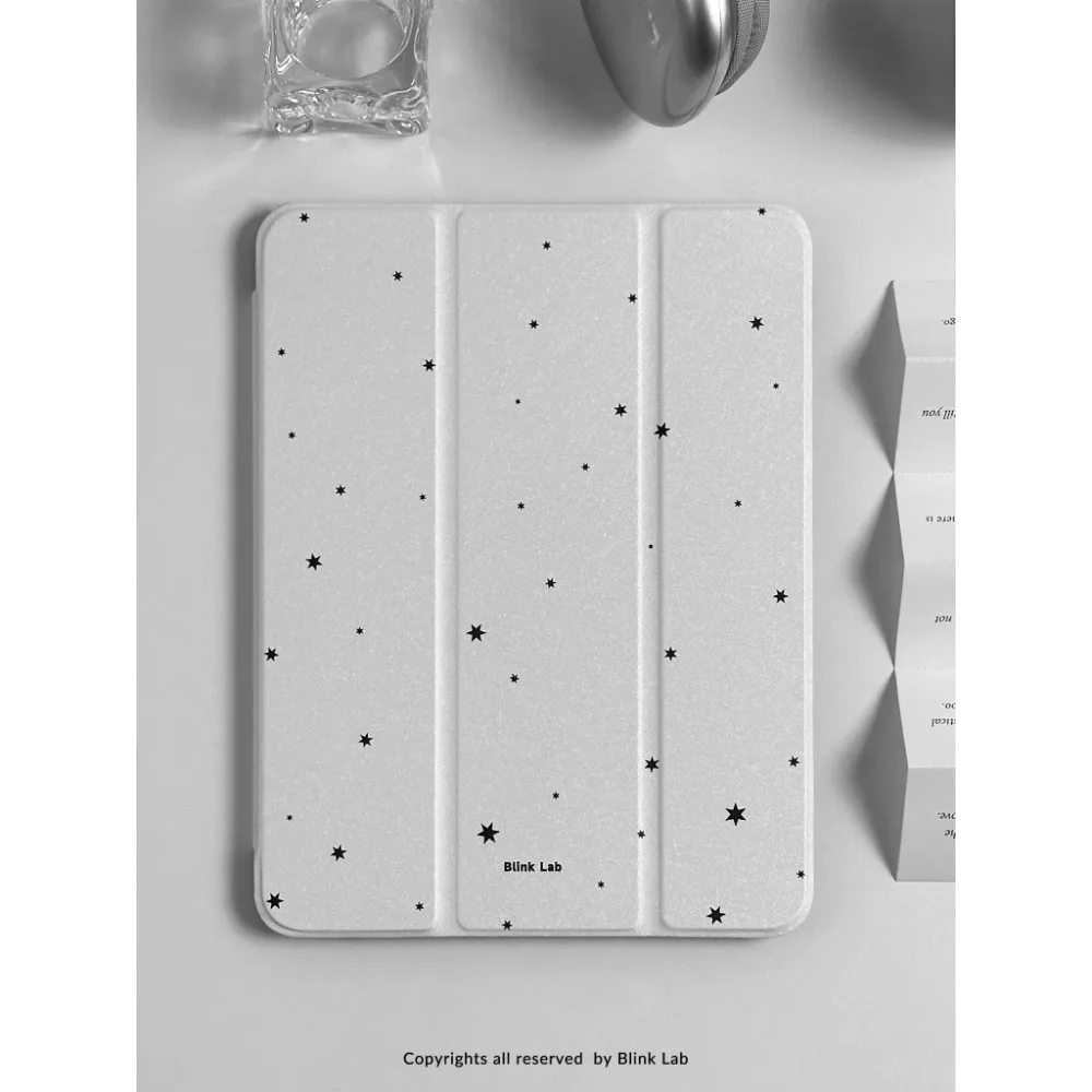 Original Black White Star Simple CASE FOR iPad pro 10/11-Inch 2020/6th/7th /8th /Air 3rd/Air 4th/9th gen/Air 5th Gen 2022/Air