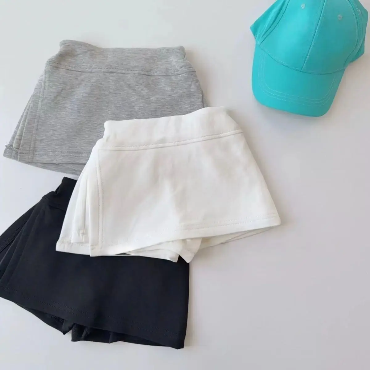 2026 Summer New Girls Skirt, Korean Style Fashion Split Casual A-Line Skort for Baby Girls  for  90-150cm