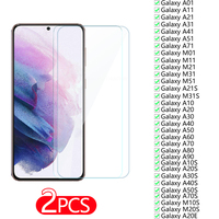 Tempered Glass For SAMSUNG Galaxy A01 11 21S 31 41 51 71 M01 10S 11 20E 20S 21 31S M51 A10 60 80 90 A20S 30S 40S 50S 70S HD Film