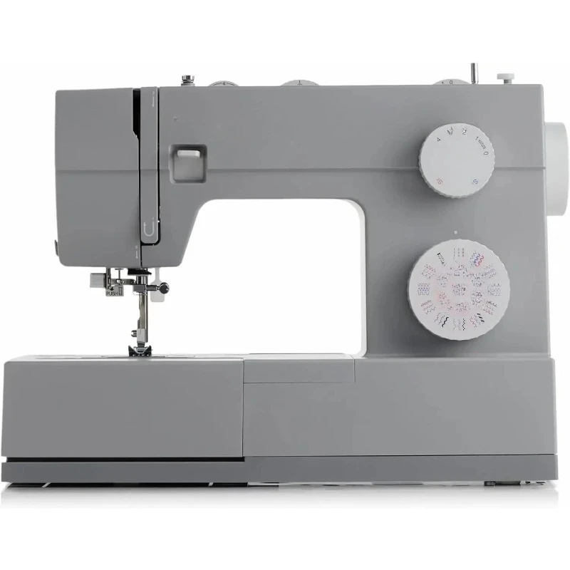 AHeavy Duty Sewing Machine With Included Accessory Kit, 110 Stitch Applications 4432, Perfect For Beginners, Gray