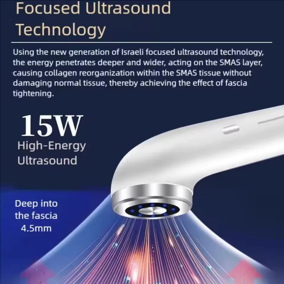 RF Radiofrequenz EMS Mikrostrom Ultraschall Maschine Anti Aging Face Lifting Falten Reduktion Hautstraffung Gerät Hautpflege