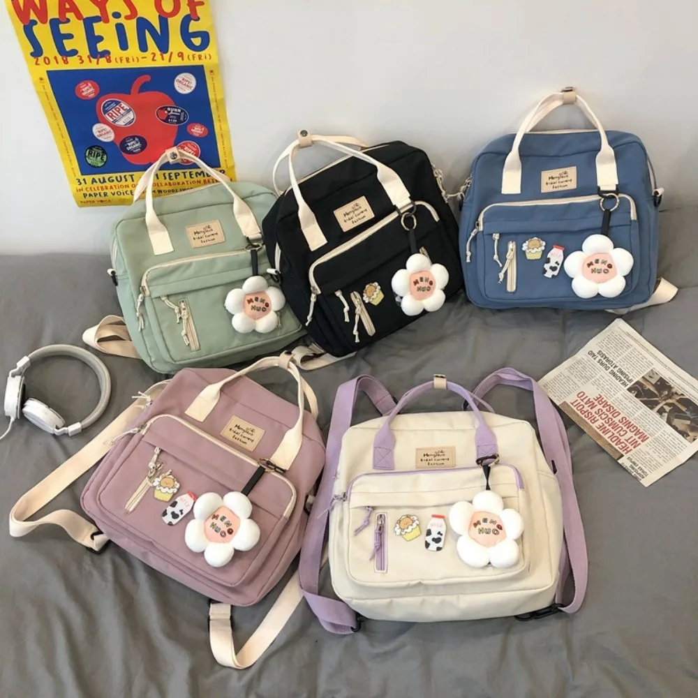 Korean Ins Retro Campus Forest Soft Girl Bag for Female Japanese Harajuku Cute Girl Student Tutoring Crossbody Bag