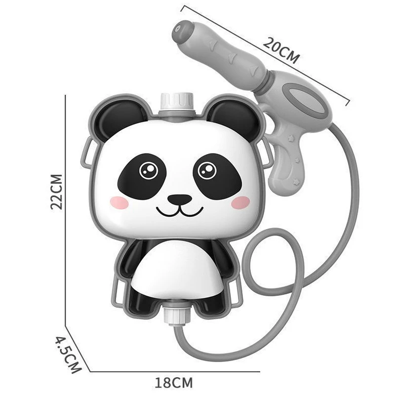 1 個 1000/1200 ミリリットルバックパック水鉄砲おもちゃ漫画水鉄砲引き出しスプラッシュ水鉄砲バランス水鉄砲おもちゃ