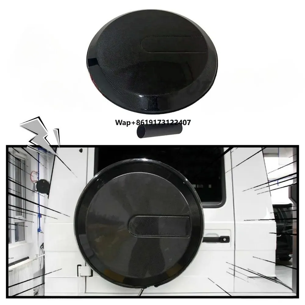 

G-Class Carbon Fiber Rear Spare Wheel Tire Cover for G-Class W465 G63 2024-ON
