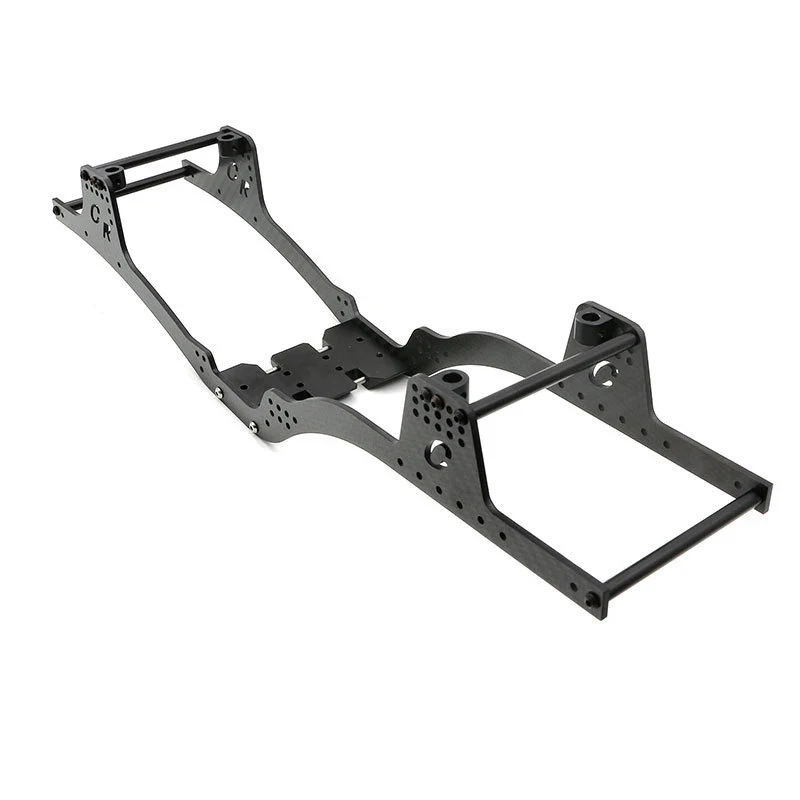 

LCG Carbon Fiber Chassis Kit Frame Rail Skid Plate Body Post for Axial SCX10 I II III Capra 1/10 RC Crawler Car Upgrades Parts