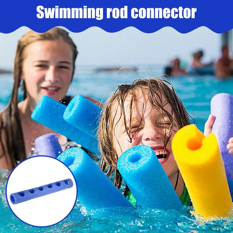 0-7 Hole Swimming Pool Noodle Connector Pool Float Chair Connector Connection Joint For Water Toy DIY Building Assemble