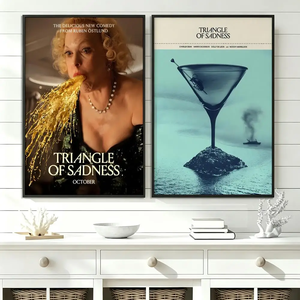 movie Triangle of Sadness Poster Poster HD Trendy SelfAdhesive Wall Art Print For Living Room Bedroom Dorm Office Home Gift