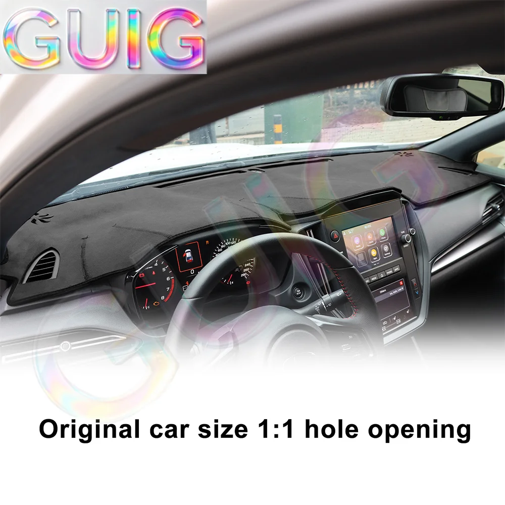 Sunshade Dashboard Pad For Subaru For Levorg WRX 2022 2023 2024 Crosstrek Impreza 2024 LHD RHD Car Mat Dashmat  Interior Carpet