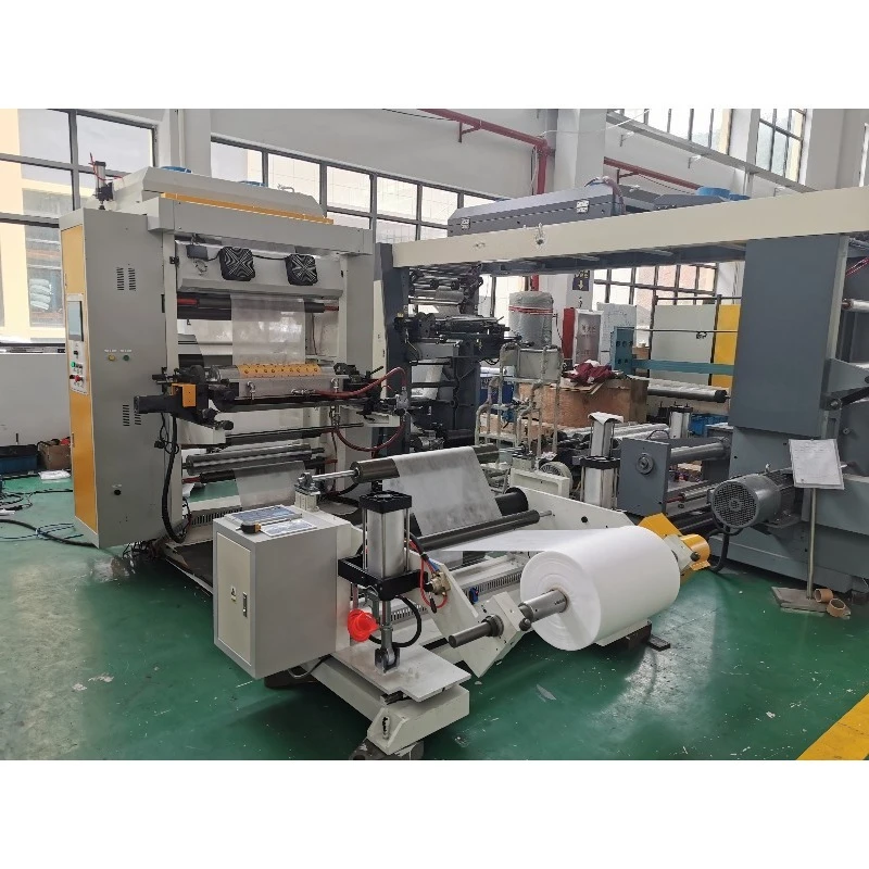 New High-Speed PVC Film Flexo Printing Machine Bopp Film Printing Press 2-Color 800mm Stack Structure Paper Printer