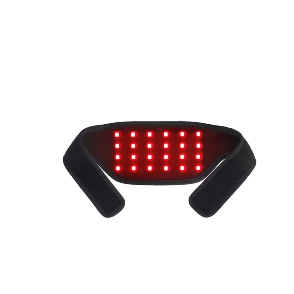 Red Neck Massager for Pain Relief, Infrared Light Therapy, Pulse, 850nm, IPL, Red Light, Neck Physiotherapy Instrument