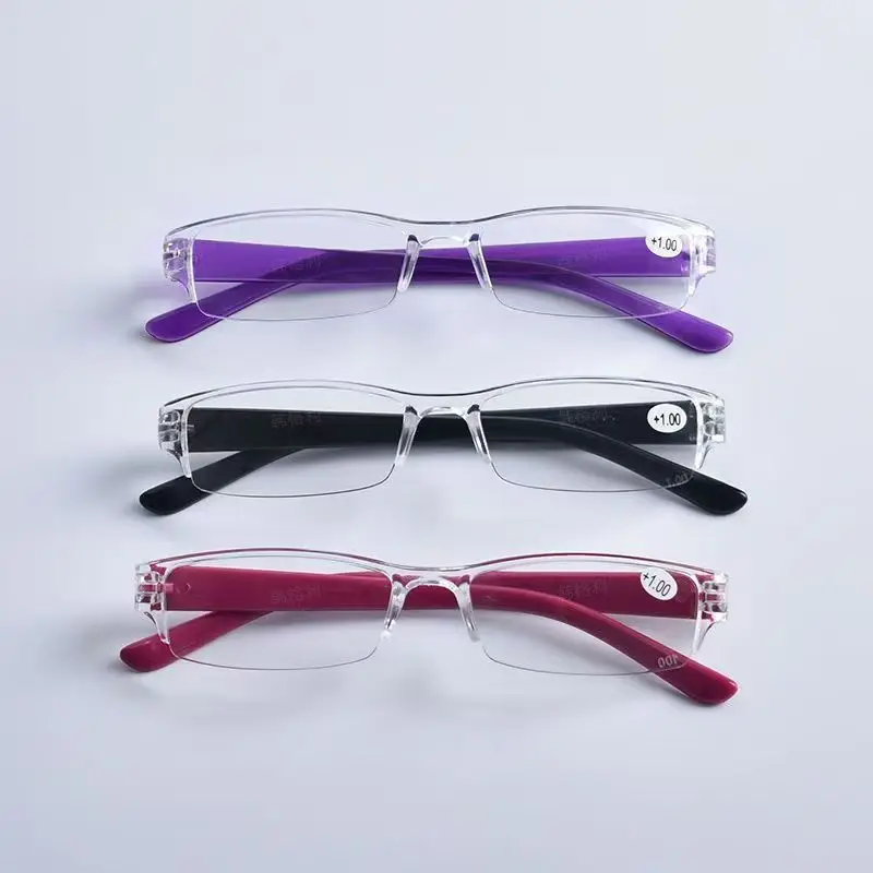 Portable Ultra Light Reading Glasses Degree +1.0 To +4.0 for Male Female Presbyopic Eyeglasses Small Square Eyewear  ﻿