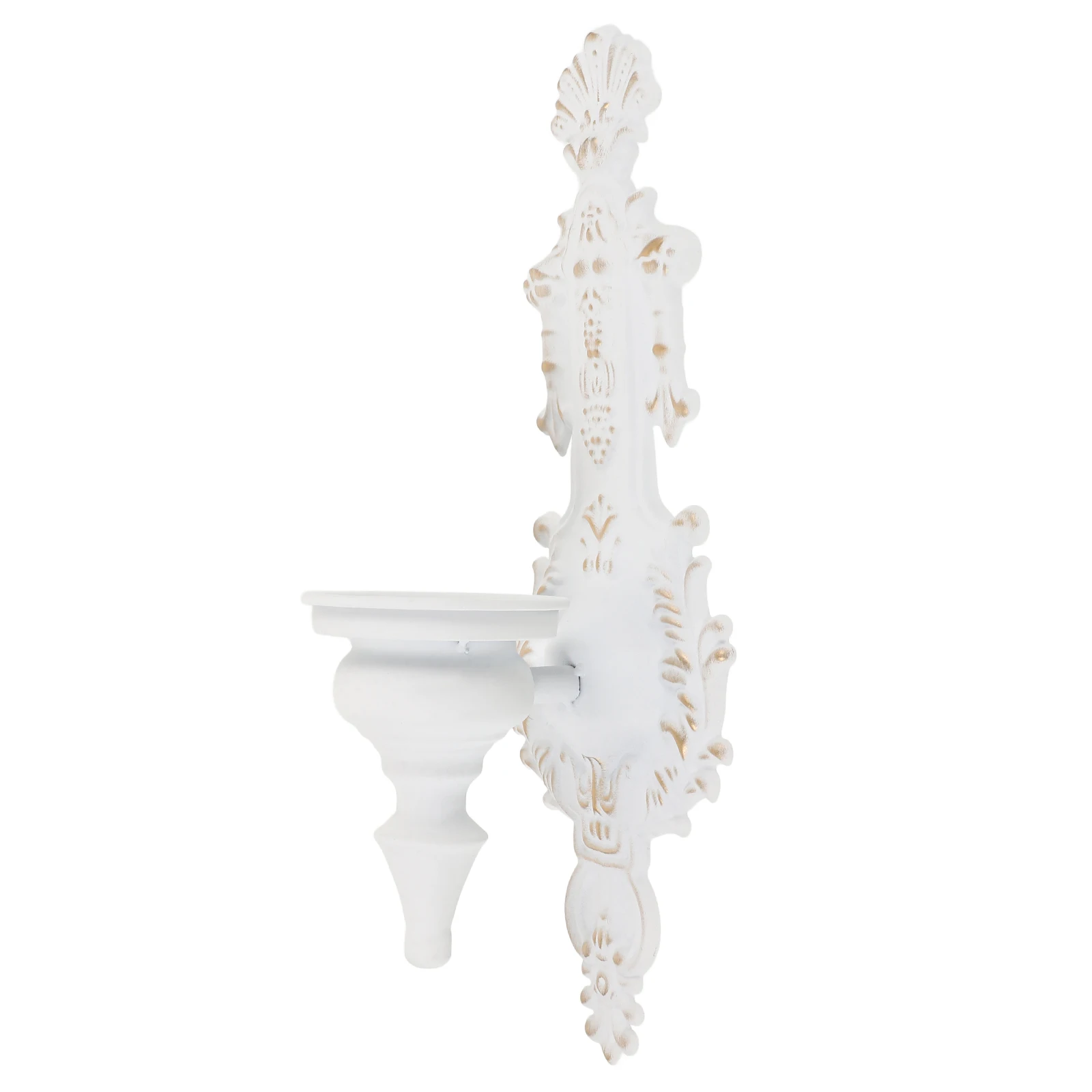 

Wall Holder Retro Nordic Iron Wax Cup Decor for Garden Hotel White Room Metal Wall Hanging Pillar Candles