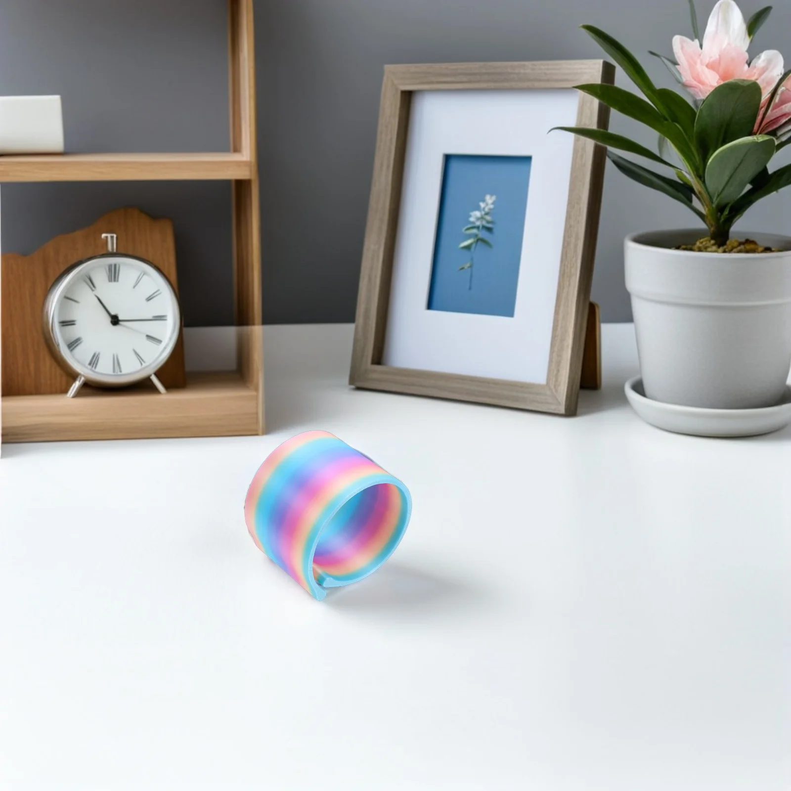 

2pcs Storage Tool: Canvas Roll Organizer Holder For Flat Art Protection Portable Painting Supplies Roller Clip