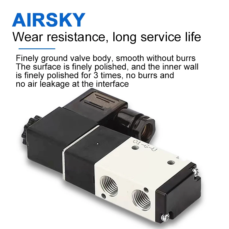 3V210-08 Pneumatic Electric Solenoid Air Valve 3 Way Port 2 Position 1/4