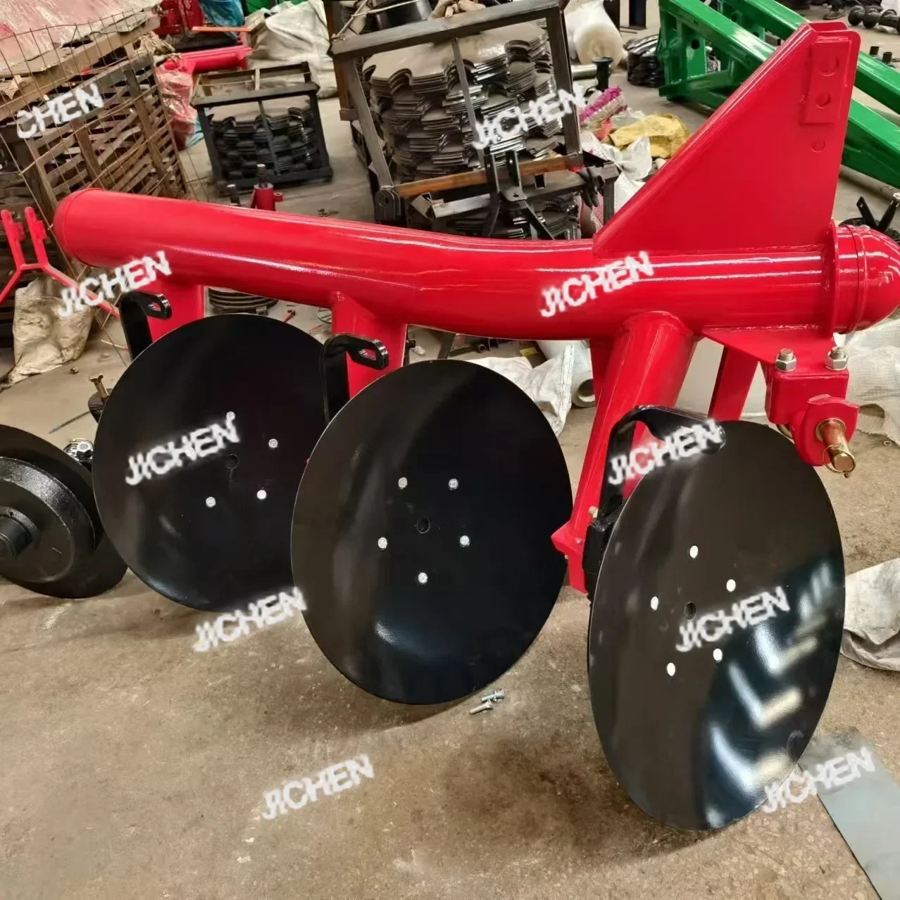 

20hp Agricultural Tractor Power Land Reclamation Tool 4-Disc Rear Three-Point Suspension Disc Plough Bearing Components-Farmland