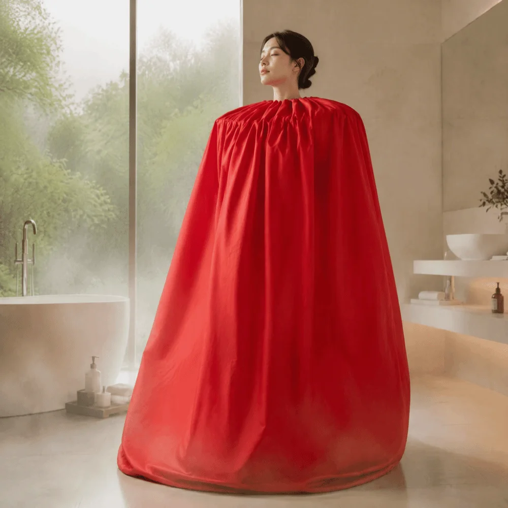 Full Body Sauna Suit Stand Frame Whole Body Fumigation Garment Bracket Frame Portable Home Design Steam Bath Tent Body Sweating