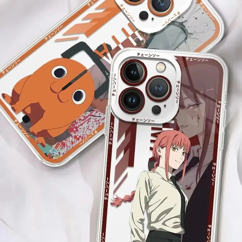 Chainsaws Mans Rese Anime Custodia per Xiaomi Redmi Note 14 13 12 5G Plus 11 Pro 14C 13C 12C 10S 9 4G A2 A1 Cover posteriore in silicone morbido