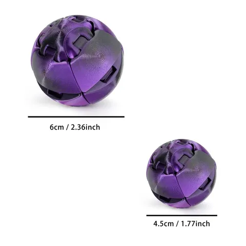 3D-печать вращающийся шарик-антистресс пластик 4,5/6 см