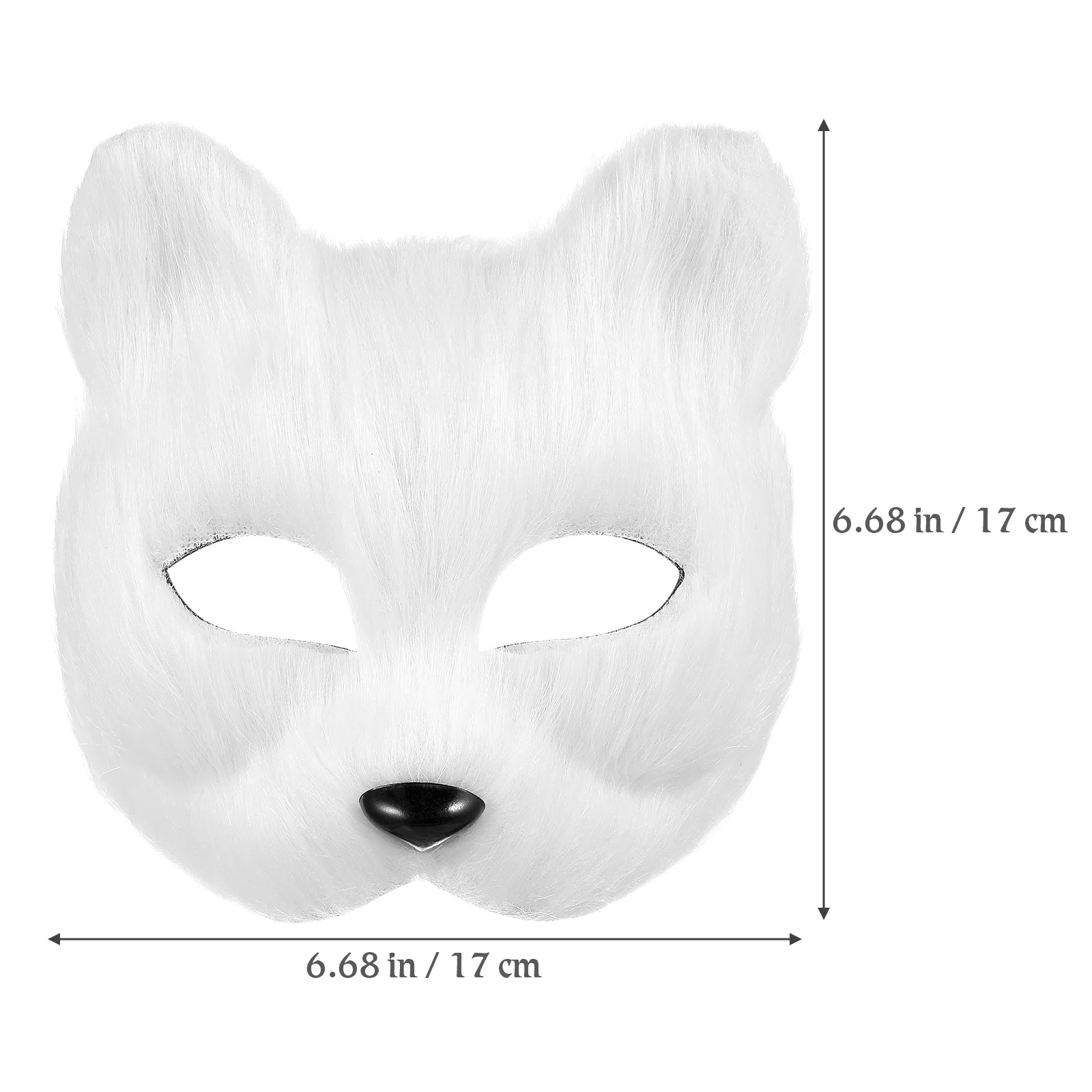 Fox Mask Bulk Face Masks Masquerade Blank for Women Suite Animal Halloween Prop Flannel DIY Pulp Party Child Stage Performance