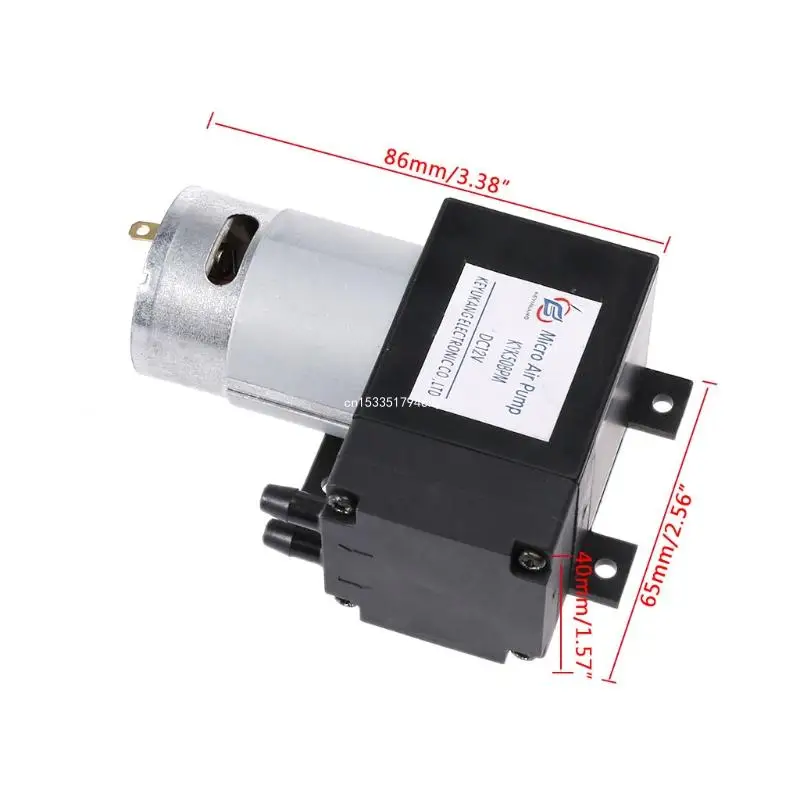 12V Mini Vacuum 8L/min High Pressure Suction Diaphragm Pumps with Holder Dropship