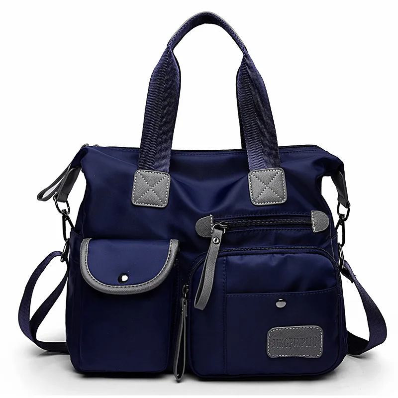 Sac à bandoulière en tissu de nylon pour femme, sac à main décontracté portable, messager de grande capacité, luxe polyvalent, haute qualité, initié, nouveau