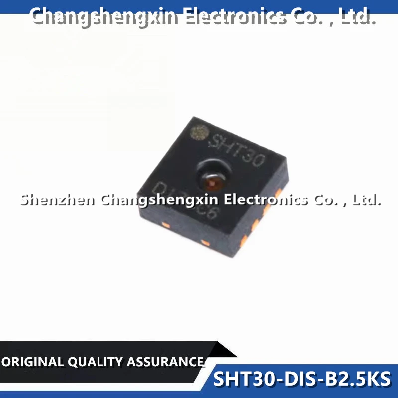 10 Pieces SHT30-DIS SHT30-DIS-B2.5KS Humidity, Temperature 0 ~ 100% RH I2C ±2% RH 8 s Surface Mount