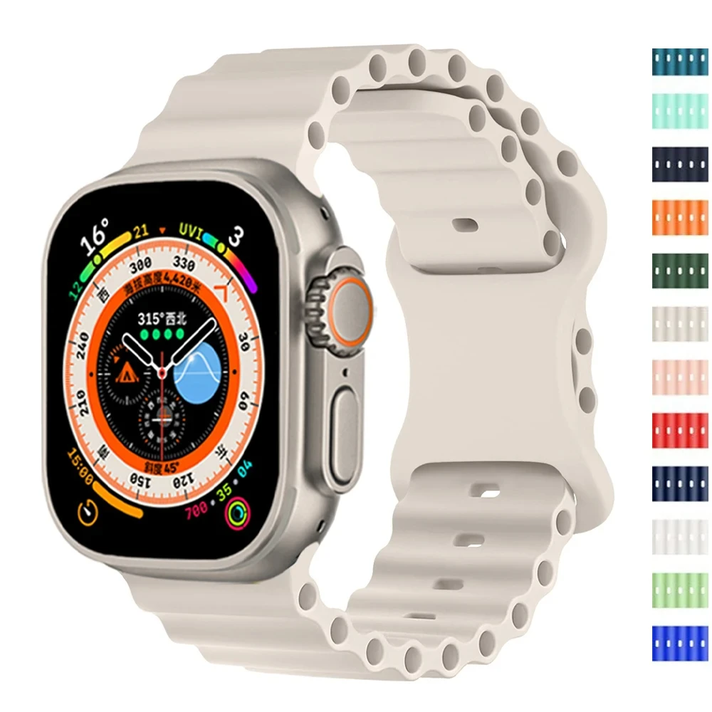 

Strap for Apple watch Ultra Band 49mm 44mm 45mm 38mm 42mm 40mm 41mm 44 mm watchband Correa bracelet iWatch series 9 7 8 4 5 6 SE