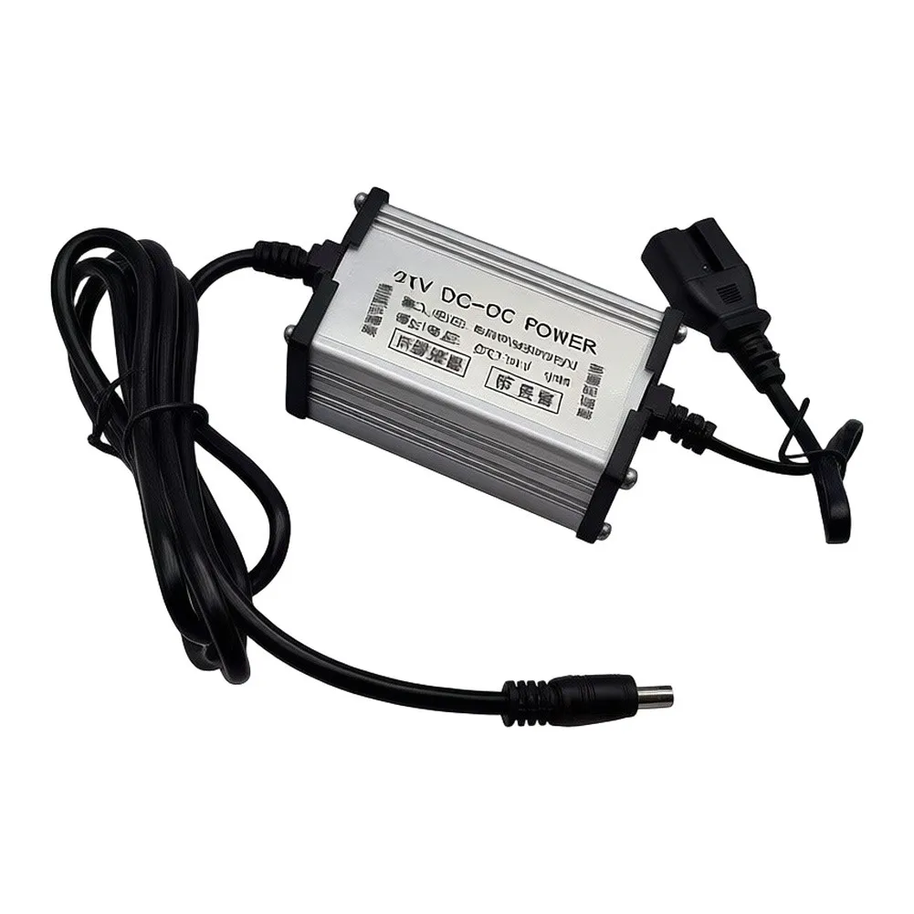Power Conversion Cable 36V to 72V Input Range Delivers 21V DC Output with Built-in Fuse and Polarity Protection