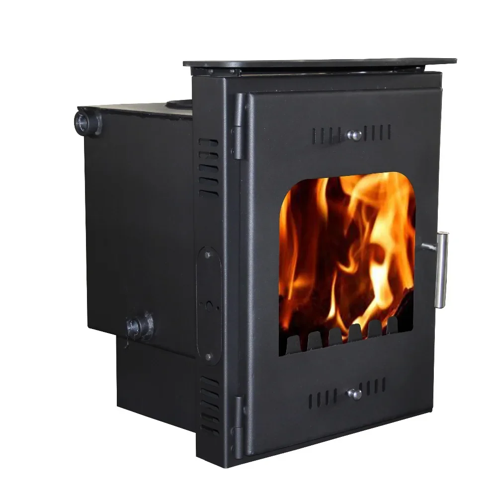 Wood Burning Fireplace With Water Boiler Factory Directly BIU-2400 Insert Indoor,home Heaters 3 Years Steel Warmfire