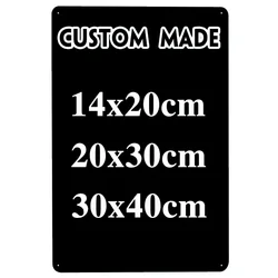 Custom Metalen Tin Teken Vintage Modern Hd Afbeelding Print Art Poster Bar Garage Home Decoratie Pin-Up Borden Diy Gift Wandplaat Decor