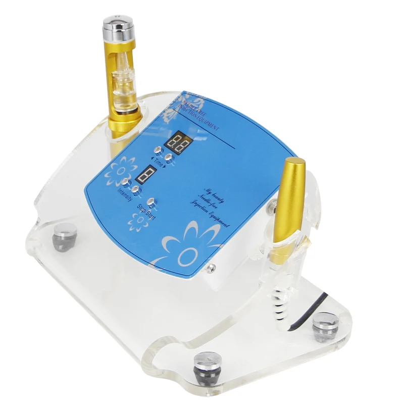 AURO New Electroporation No Needle Mesotherapy Needle Free Penetration Iontophoresis Needless Beauty Machine with CE for Home