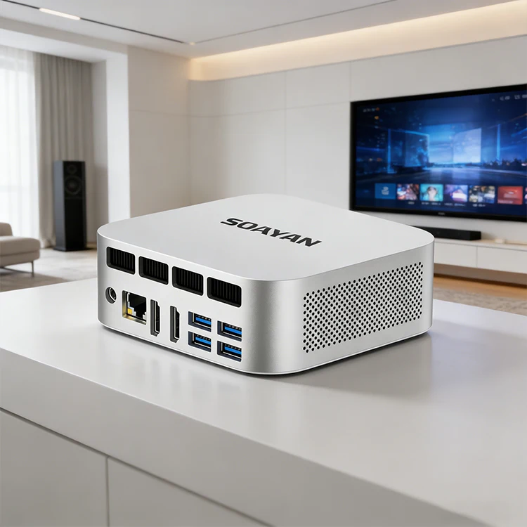 2026 New Intel Ultra 125H AI Mini PC 24GB LPDDR5 RAM + 1TB NVMe SSD with Dual HDMI + Type C Windows 11 Pro Mini PCs