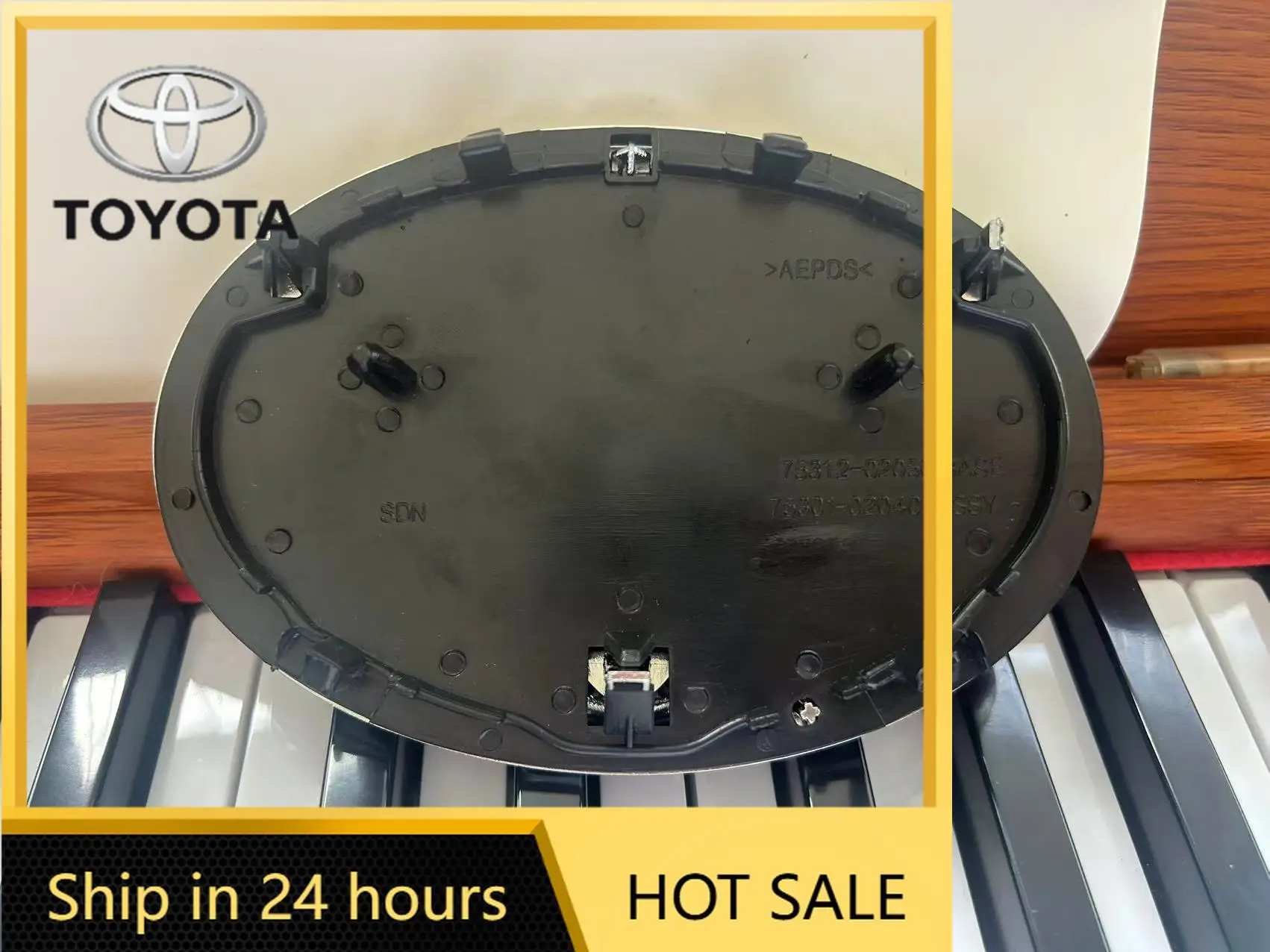 

Car Stickers 2026 Hot Fot Toyota Toyota Corolla Front Emblem Badge 2008 2009 2010 2011 2012 2013 | Hood Ornament 75312-02050