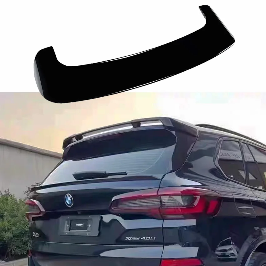 2019 To Up For BMW X5 G05 30d 40d 40i 45e M50i M50d Car Rear Trunk Spoiler Roof Wing Lip By High Quality ABS Body Kit Cover