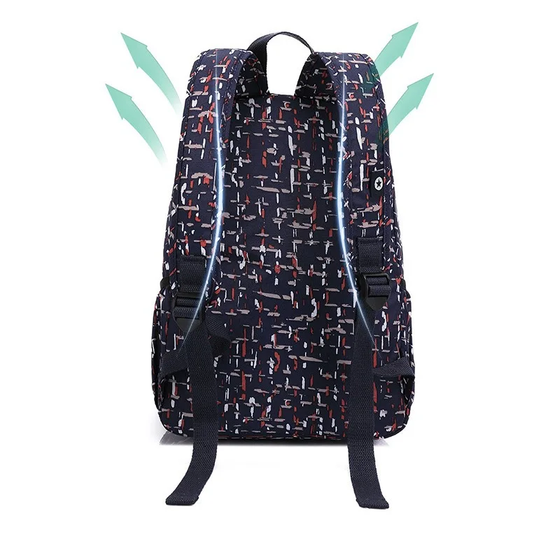TEGAOTE Zaino alla moda Borse da scuola per ragazze Ragazzi Adolescenti Zaino per laptop da viaggio di grande capacità Zaini in nylon per bambini