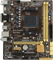 ASUS A88XM-E 마더보드 소켓 FM2/FM2+ AMD A88X DDR3 32GB PCI-E 3.0 USB3.0 마이크로 ATX 지원 AMD A10-5800K A10-7800 CPU