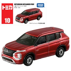 Takara Tomy Tomica No.10 미쓰비시 아웃랜더 PHEV 1/64 다이캐스트 합금 모델 자동차, 남아용 크리스마스 선물 장난감