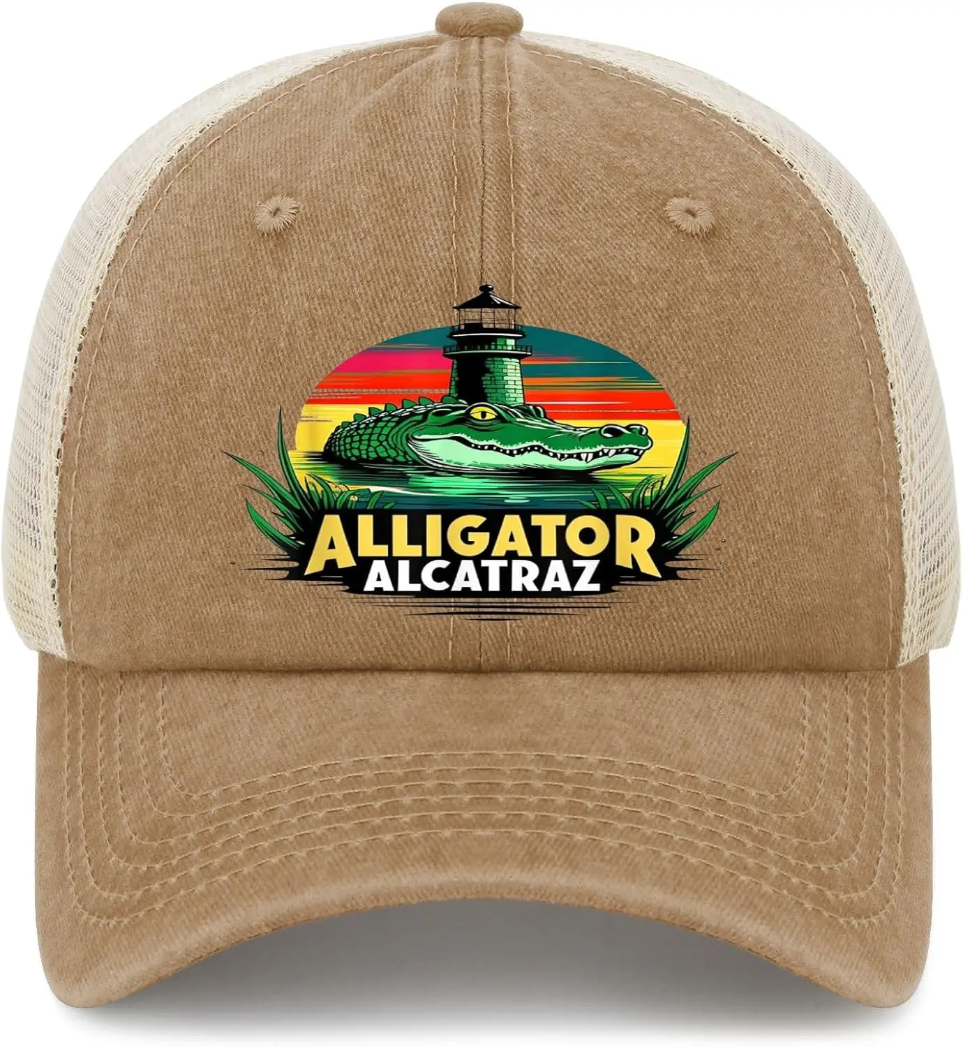 

Alligator Alcatraz Baseball Hats Beach Cap for Friends