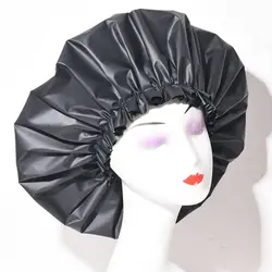 Shower Cap Large Adjustable Reusable Waterproof Bath Caps for Dreadlocks Women Girls Braids SPA Long Hair