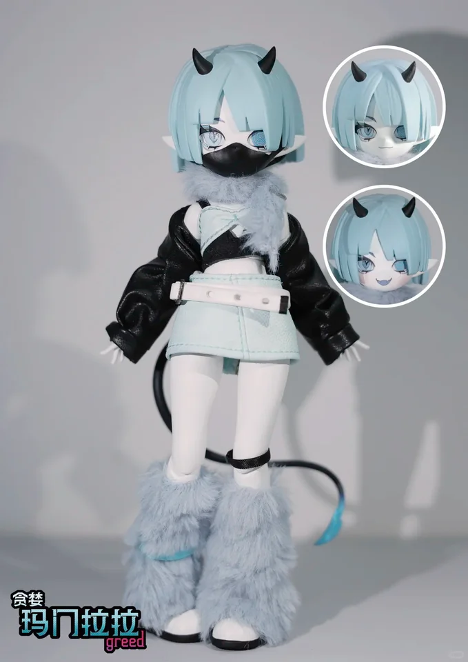 Cooze 1/8 Bjd デビルズホーンズ ブラインドボックス - 可動式人形
